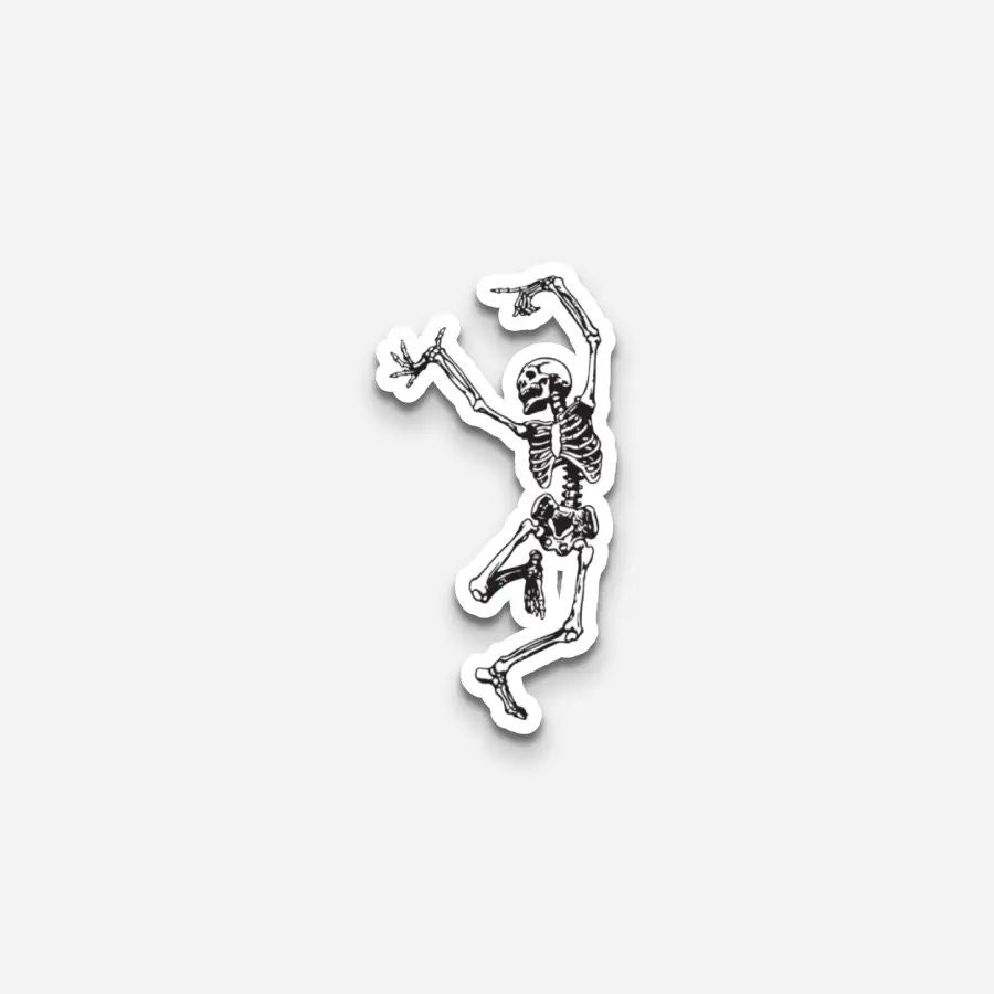 Dancing Skeleton Sticker