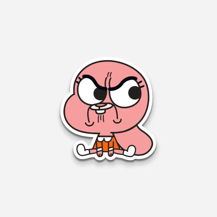 Angry Rabbit Sticker