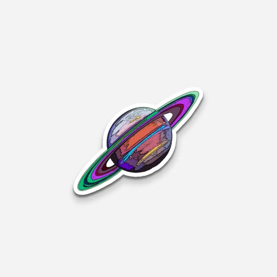 Saturn Sticker