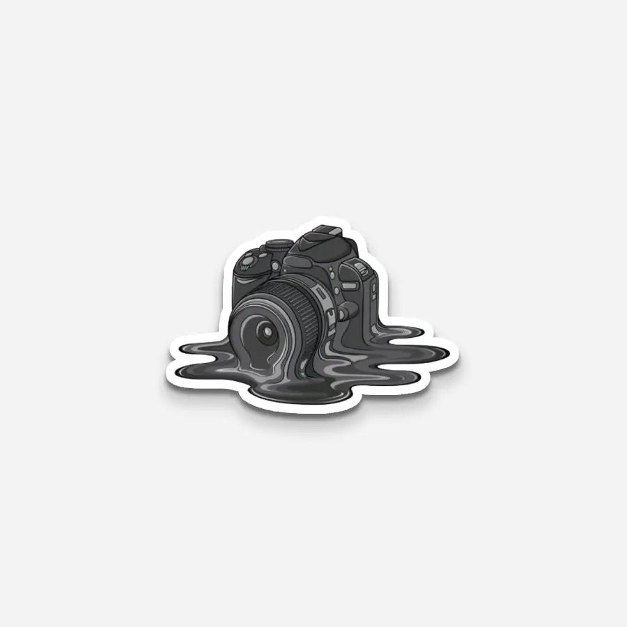 Melting Camera Sticker