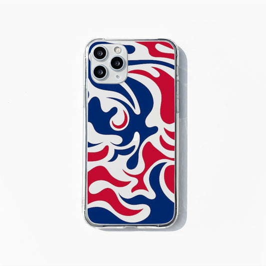 Abstract Red And Blue Phone Case