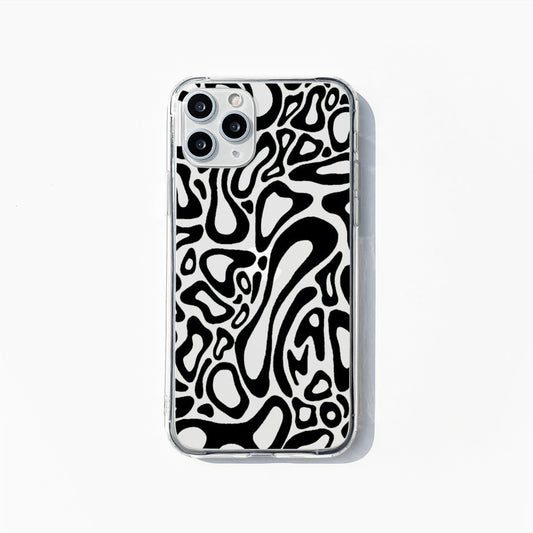 Black Circles Pattern Phone Case