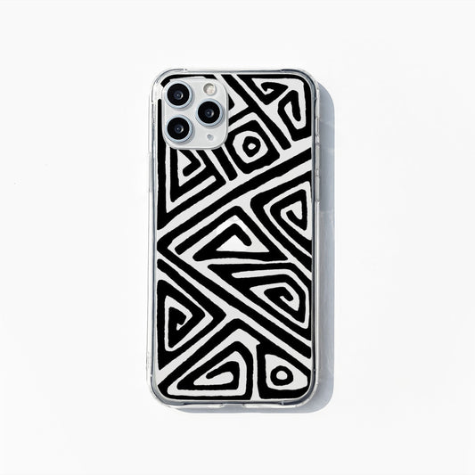 Black Pattern Phone Case