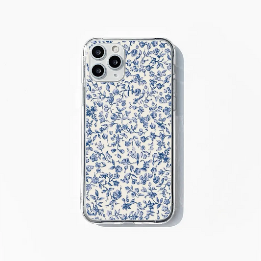 Flowers Blue Pattern Phone Case