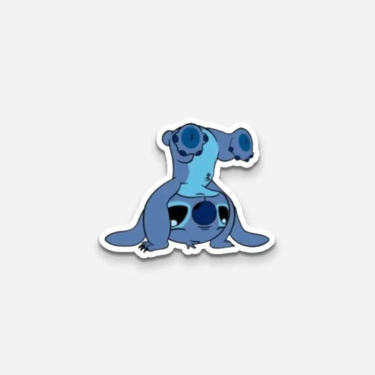 Stich Upside Down Sticker