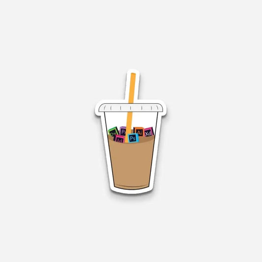 Adobe Coffee Sticker