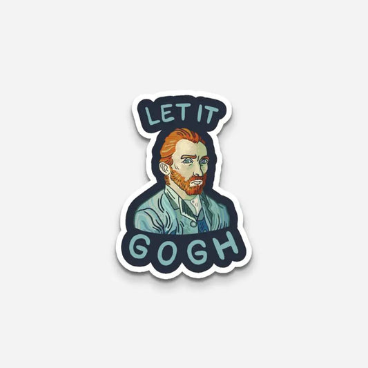 Let It Gogh Sticker