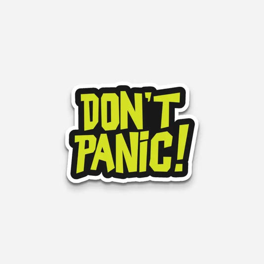 Don't Panic Sticker