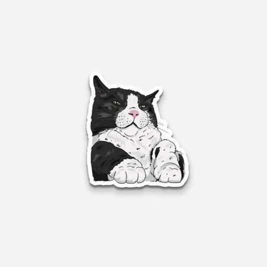 Mad Cat Sticker