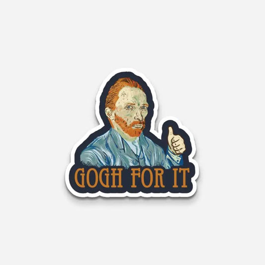 Gogh For It Sticker
