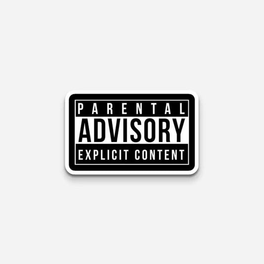 Explicit Content Sticker
