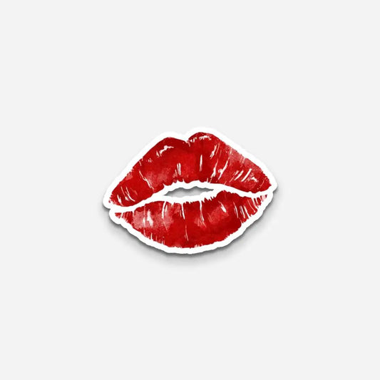 Kissy Lipstick Stain Sticker