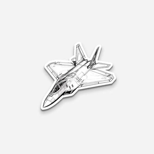 Fighter Jet Sticker