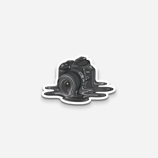 Melting Camera Sticker