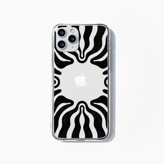 Optical Illusion Transparent Phone Case